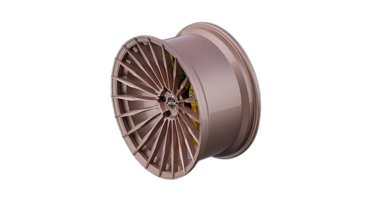 Z-Performance ZP.MONO 1 Sparkling Champagne Alufelge 9,5x21 ET38 5x114,3/64,1 – Ansicht 2