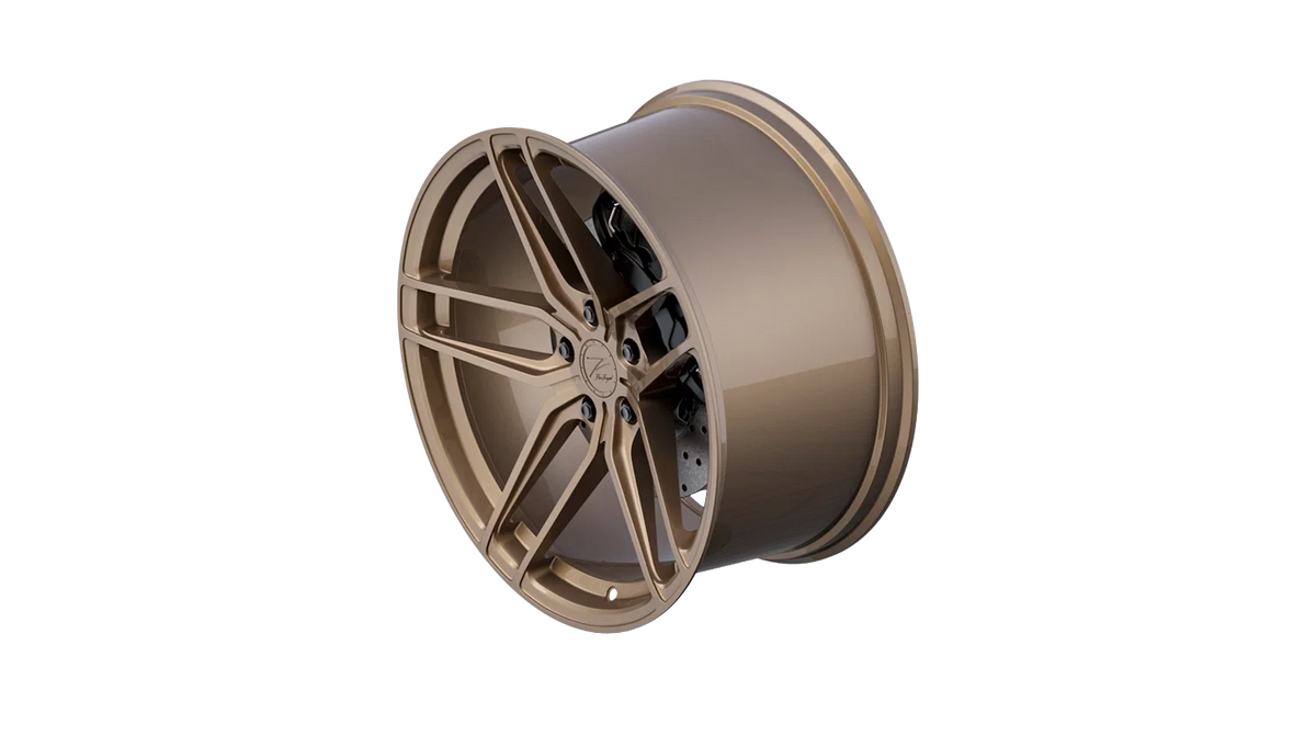 Z-Performance ZP2.1 FlowForged Champagne Nuggets Alufelge 8,5x19 ET45 5x112/66,6 – Ansicht 2