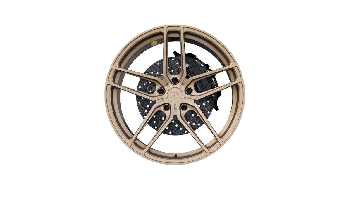 Z-Performance ZP2.1 FlowForged Champagne Nuggets Alufelge 9,5x19 ET40 5x120/72,6 – Ansicht 3