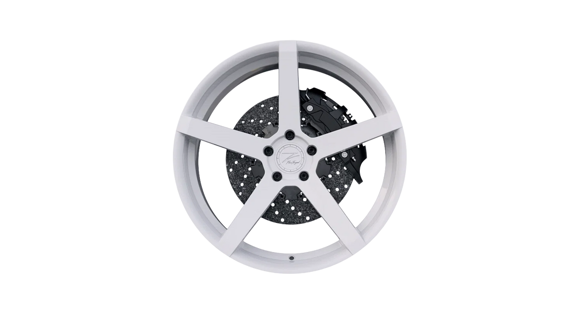 Z-Performance ZP6.1 FlowForged Pure White Alufelge 9,5x19 ET45 5x112/66,6 – Ansicht 3
