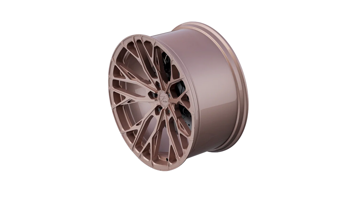 Z-Performance ZP7.1 FlowForged Sparkling Champagne Alufelge 9,5x20 ET40 5x112/66,6 – Ansicht 2