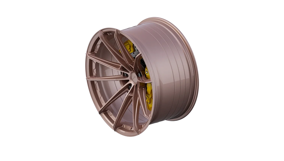 Z-Performance ZP.MONO 2 Sparkling Champagne Alufelge 9,5x20 ET35 5x112/66,6 – Ansicht 2
