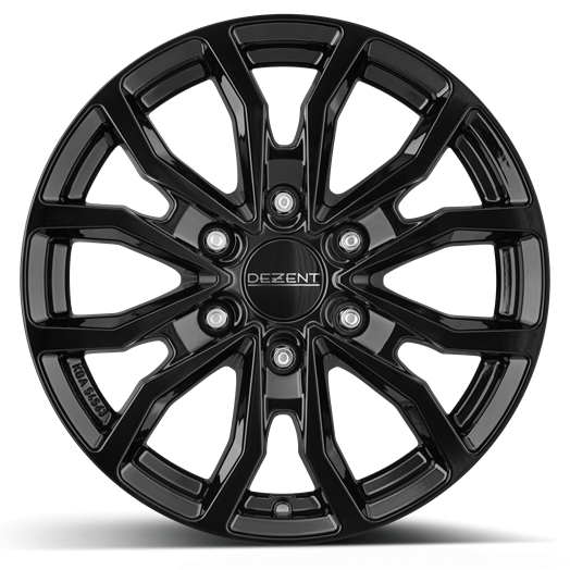 4x DEZENT KC Black 6.5x16 ET55 6x139.7