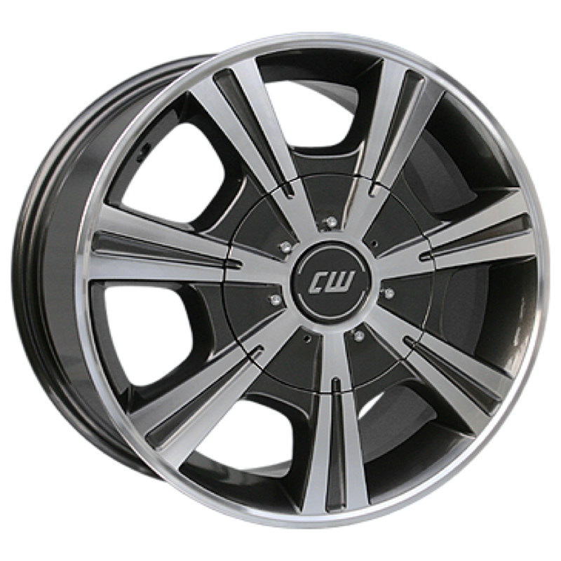 Borbet CH mistral anthracite polished Alufelge 7.5x17 ET64 5x118/71.1