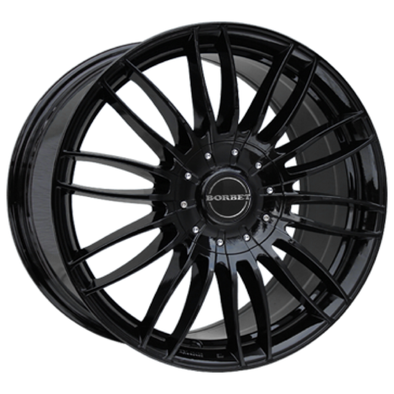 Borbet CW3 black glossy Alufelge 9x21 ET40 5x112/57.1