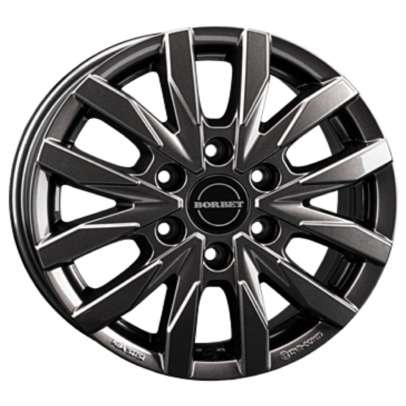 Borbet CW6 mistral anthracite glossy Alufelge 6.5x16 ET62 6x130/84.1