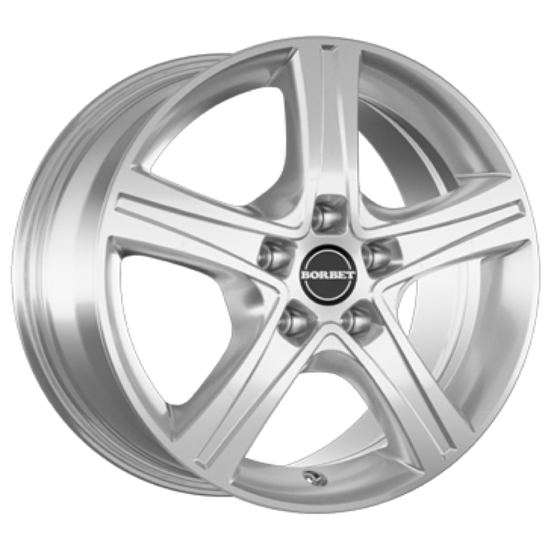 Borbet CWD crystal silver Alufelge 7x17 ET45,5 5x114.3/67.1