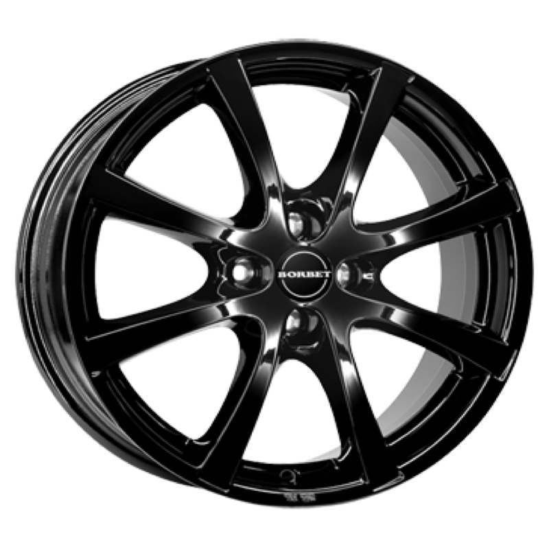 Borbet LV4 black glossy Alufelge 5.5x15 ET45 4x100/64