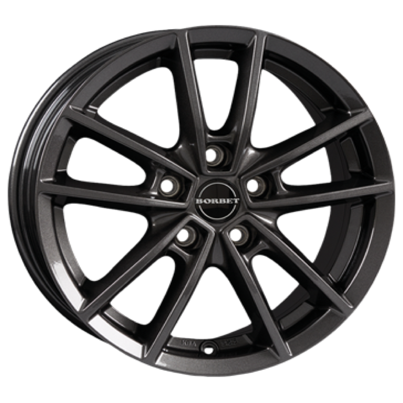 Borbet W mistral anthracite glossy Alufelge 8x19 ET48 5x114.3/72.5