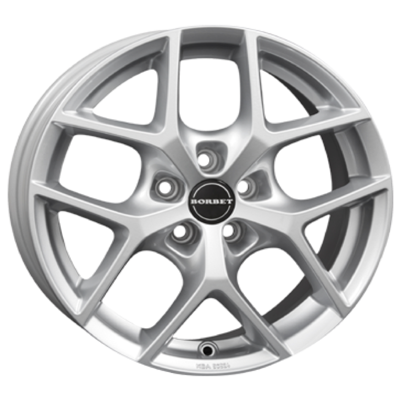 Borbet Y crystal silver Alufelge 8.5x19 ET35 5x112/66.5