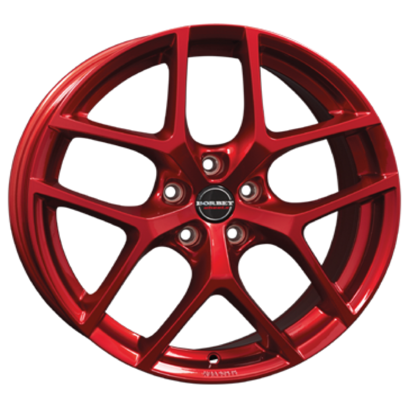 Borbet Y candy red Alufelge 8x19 ET50 5x112/72.5