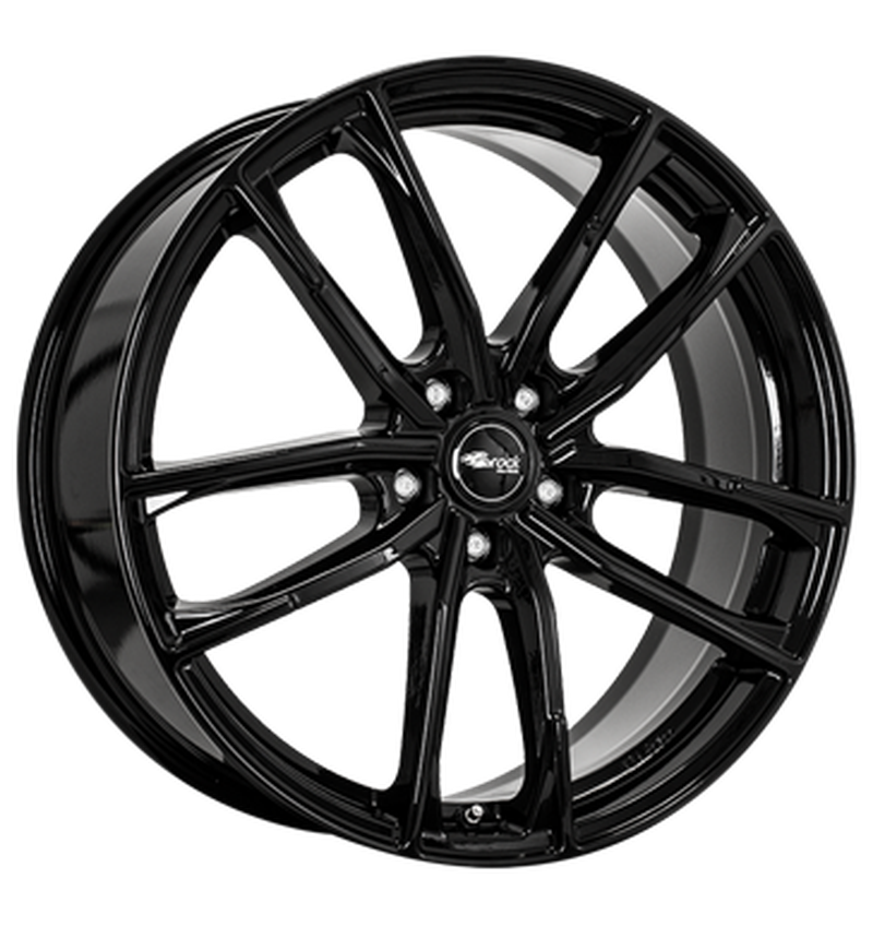 Brock B38 Schwarz Glanz Alufelge 8x20 ET40 5x112/57.1