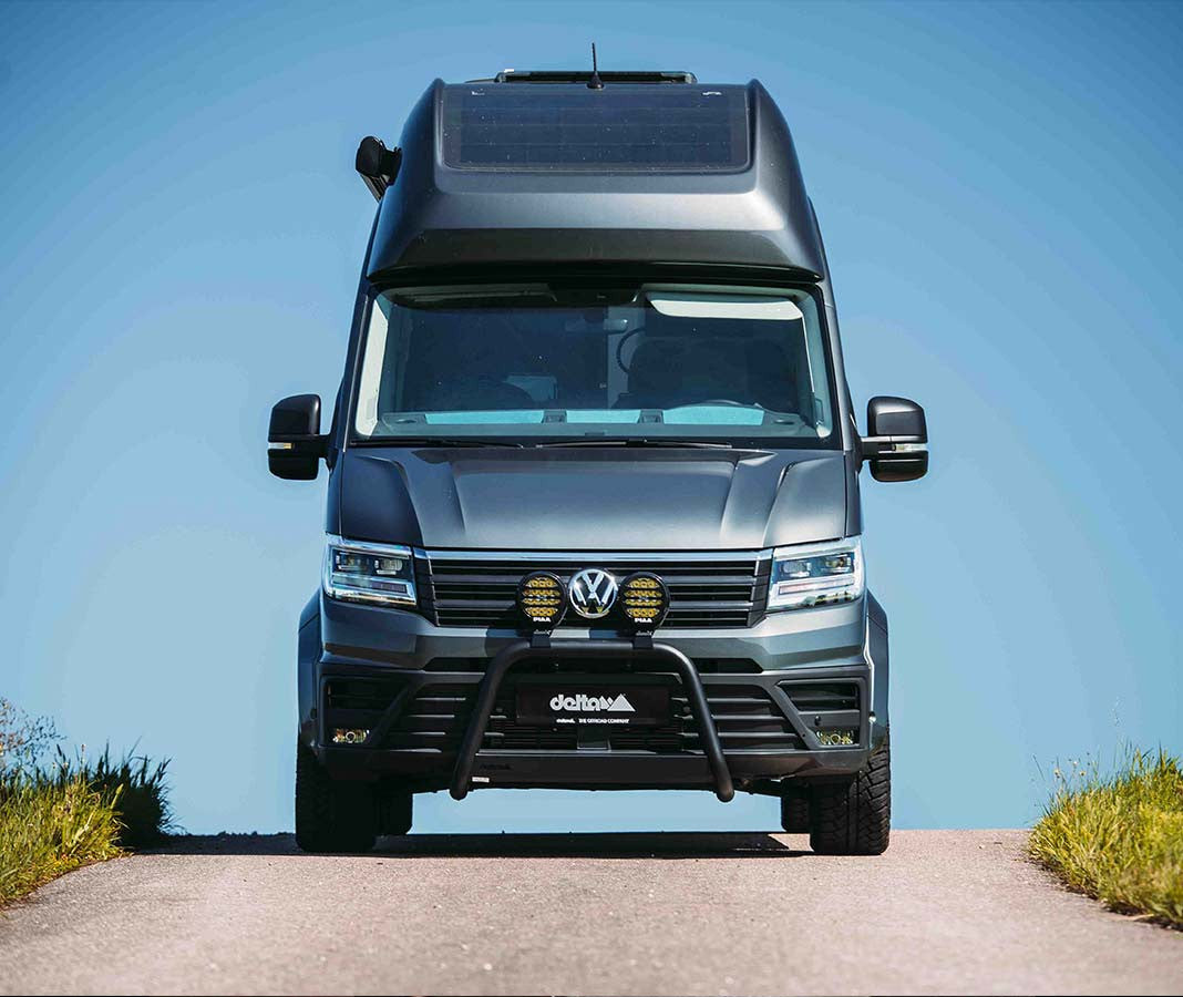 delta4x4 Frontbügel Schwarz Matt 63mm – MAN Tge Sy Sz / VW Crafter Sy Sz