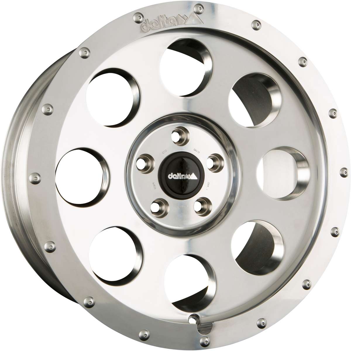 delta4x4 Klassik_B Alufelge 5x165,1 Silber Natur (ohne Klarlack) – Defender 90/110
