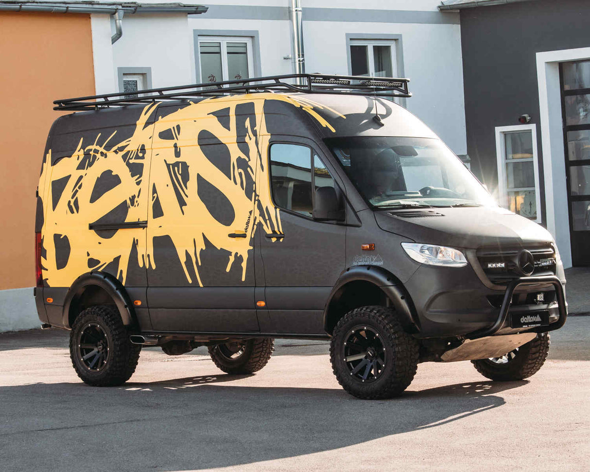 delta4x4 Frontbügel Schwarz 70mm
