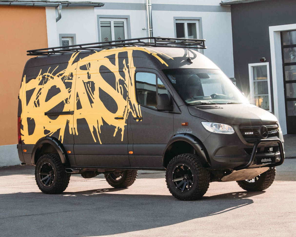 delta4x4 Frontbügel Schwarz 70mm