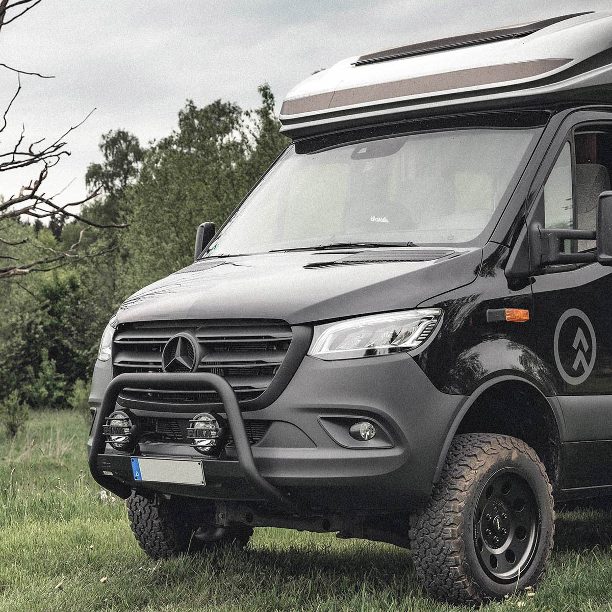 delta4x4 Frontbügel Schwarz Matt 63mm – Mercedes Sprinter W907910