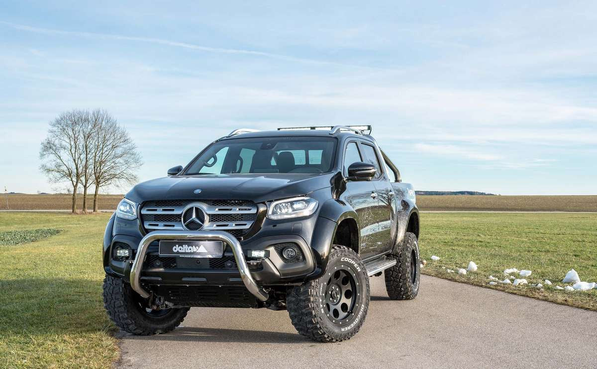 delta4x4 Klassik_B Alufelge 6x114,3 Schwarz Matt – X-Klasse