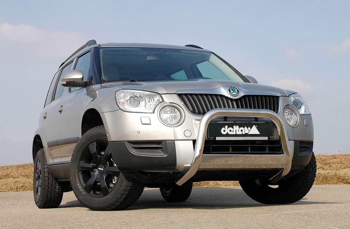 delta4x4 Personenschutzbügel Edelstahl – Škoda Yeti