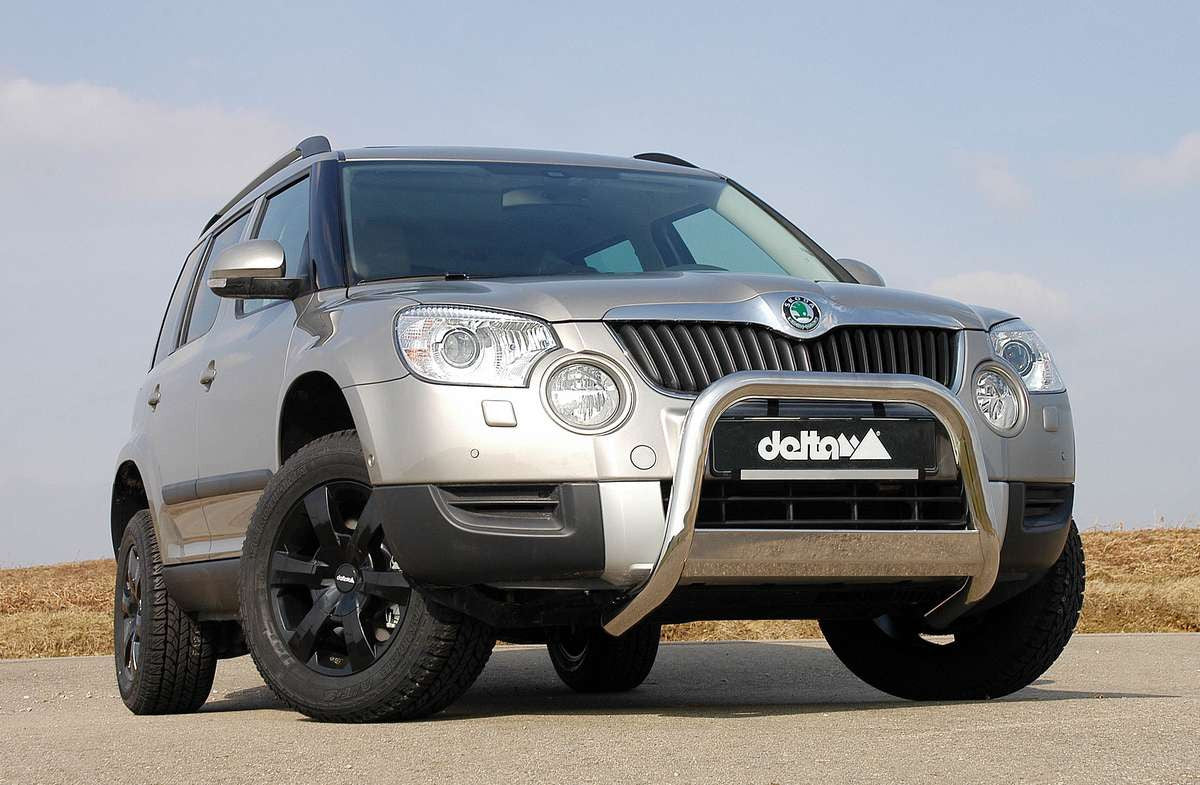 delta4x4 Personenschutzbügel Edelstahl – Škoda Yeti