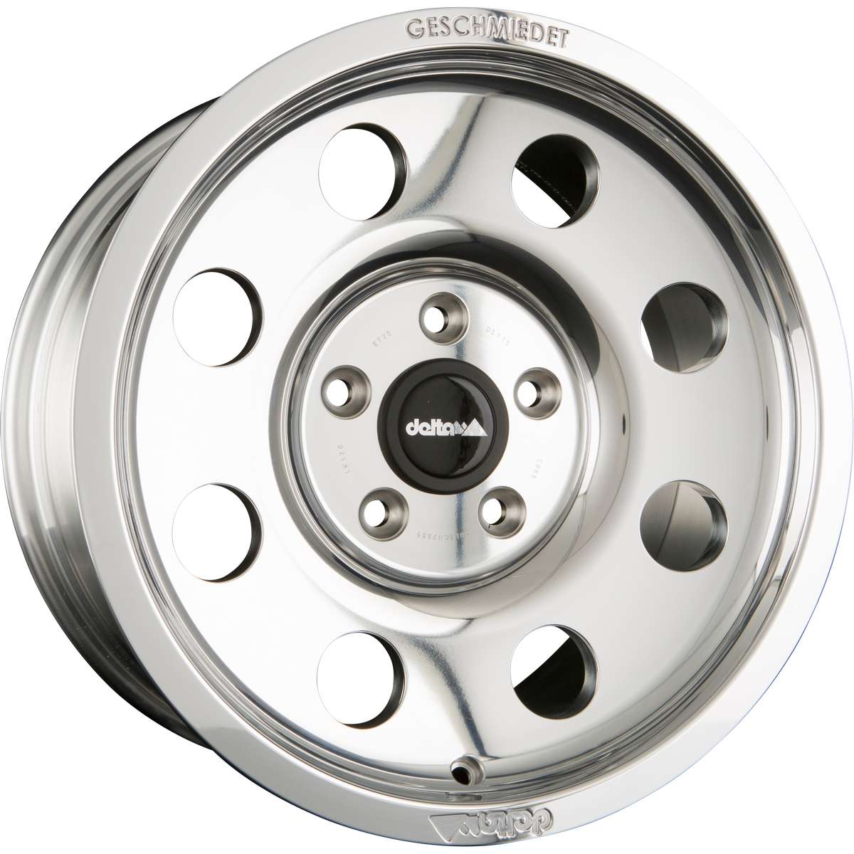 delta4x4 LegacyForged poliert Alufelge 6x139,7 Polished + Clearcoated – Land Cruiser