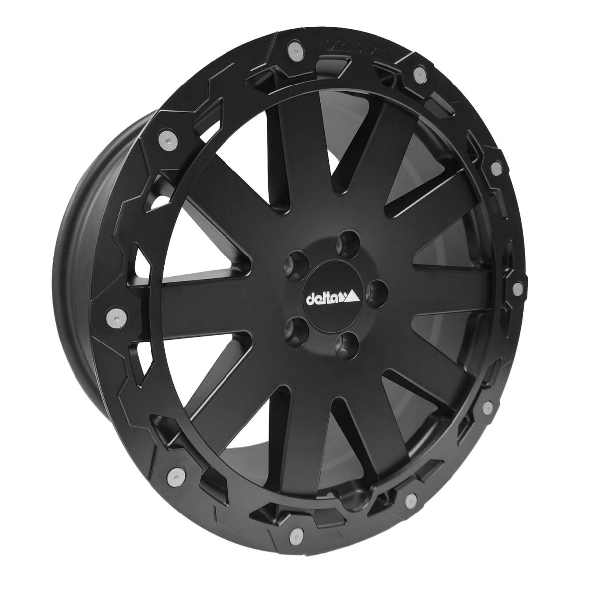 delta4x4 Hanma Rugged Alufelge 5x118 Schwarz Matt – Boxer 5/118