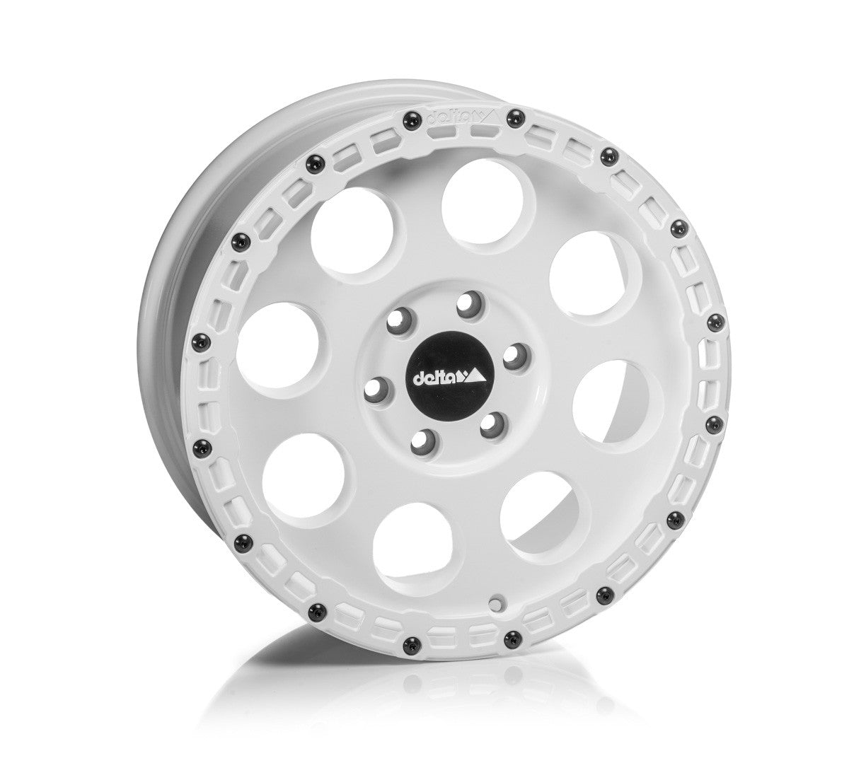 delta4x4 Klassik_B Rugged Ralley Edition weiss Alufelge 6x130 weiss glänzend – Sprinter