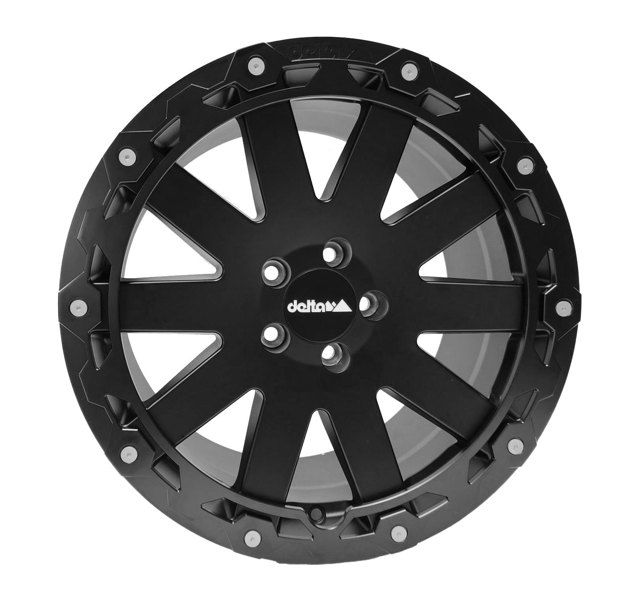 delta4x4 Hanma Rugged Alufelge 5x118 Schwarz Matt – Boxer 5/118