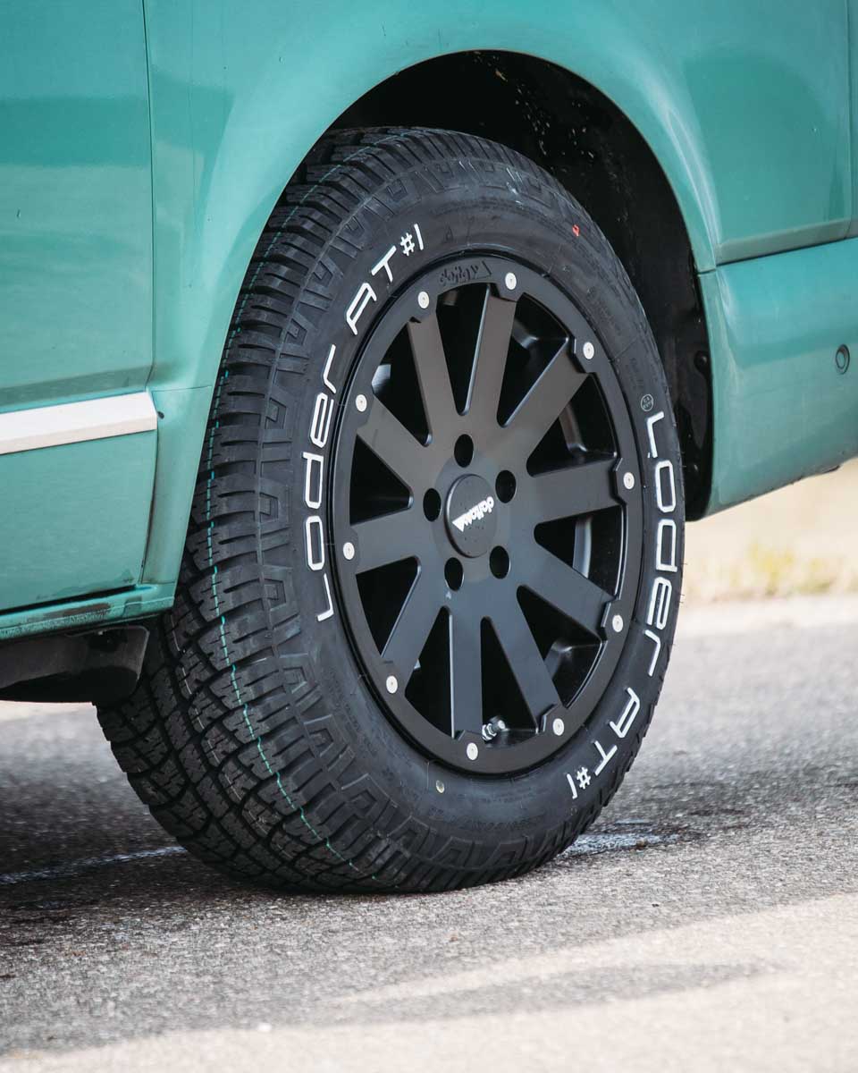 delta4x4 Hanma 17" Alufelge 5x120 Schwarz Matt – T6.1.