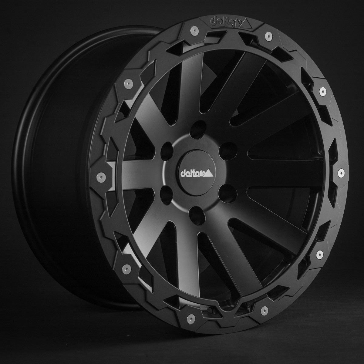 delta4x4 Hanma Rugged Alufelge 6x139,7 Schwarz Matt – Ranger 2AB 2023