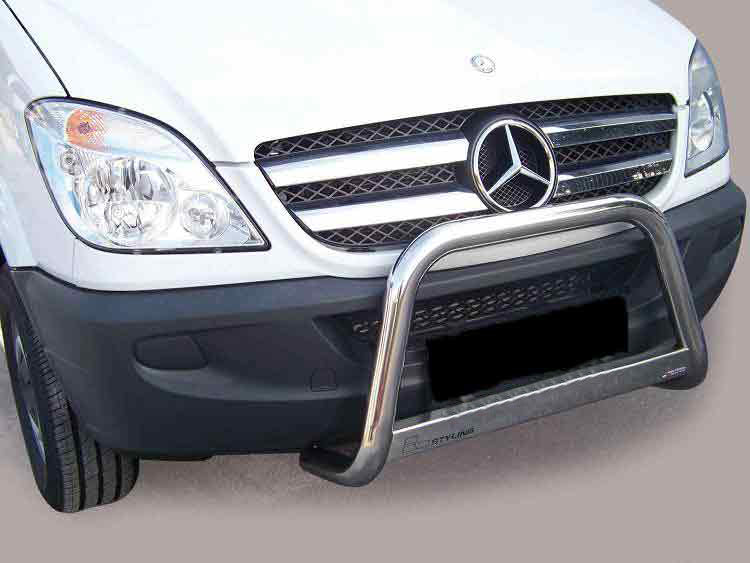 delta4x4 Frontbügel Schwarz Matt 63mm – Mercedes Sprinter