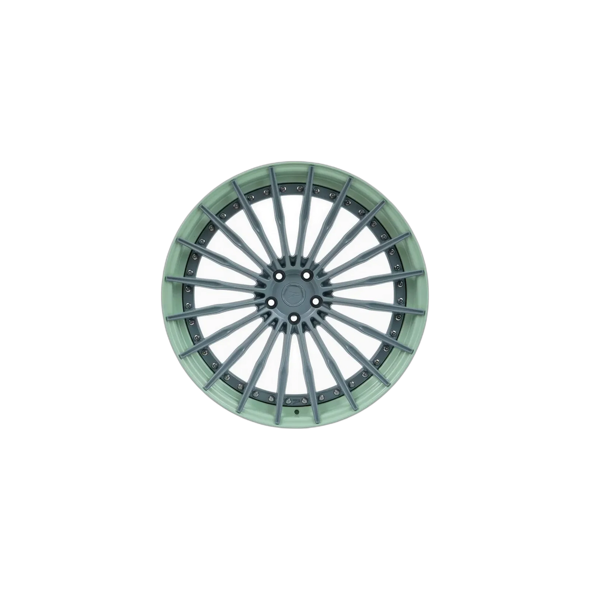 Z-Performance ZP.MODULAR 2 Deep Concave Stone / Foam Green Lip Alufelge 9x20 ET25 5x112/66,6