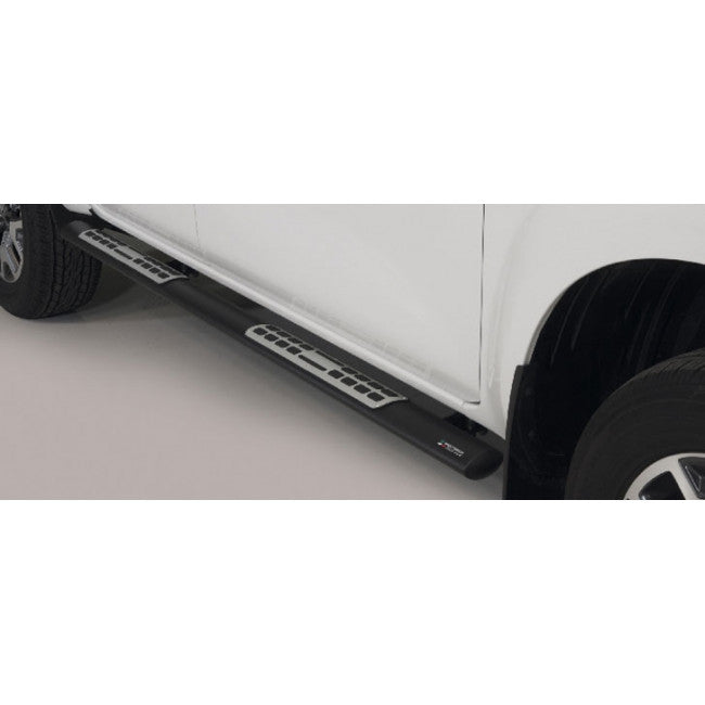 delta4x4 Seitenbügel oval schwarz – Renault Alaskan
