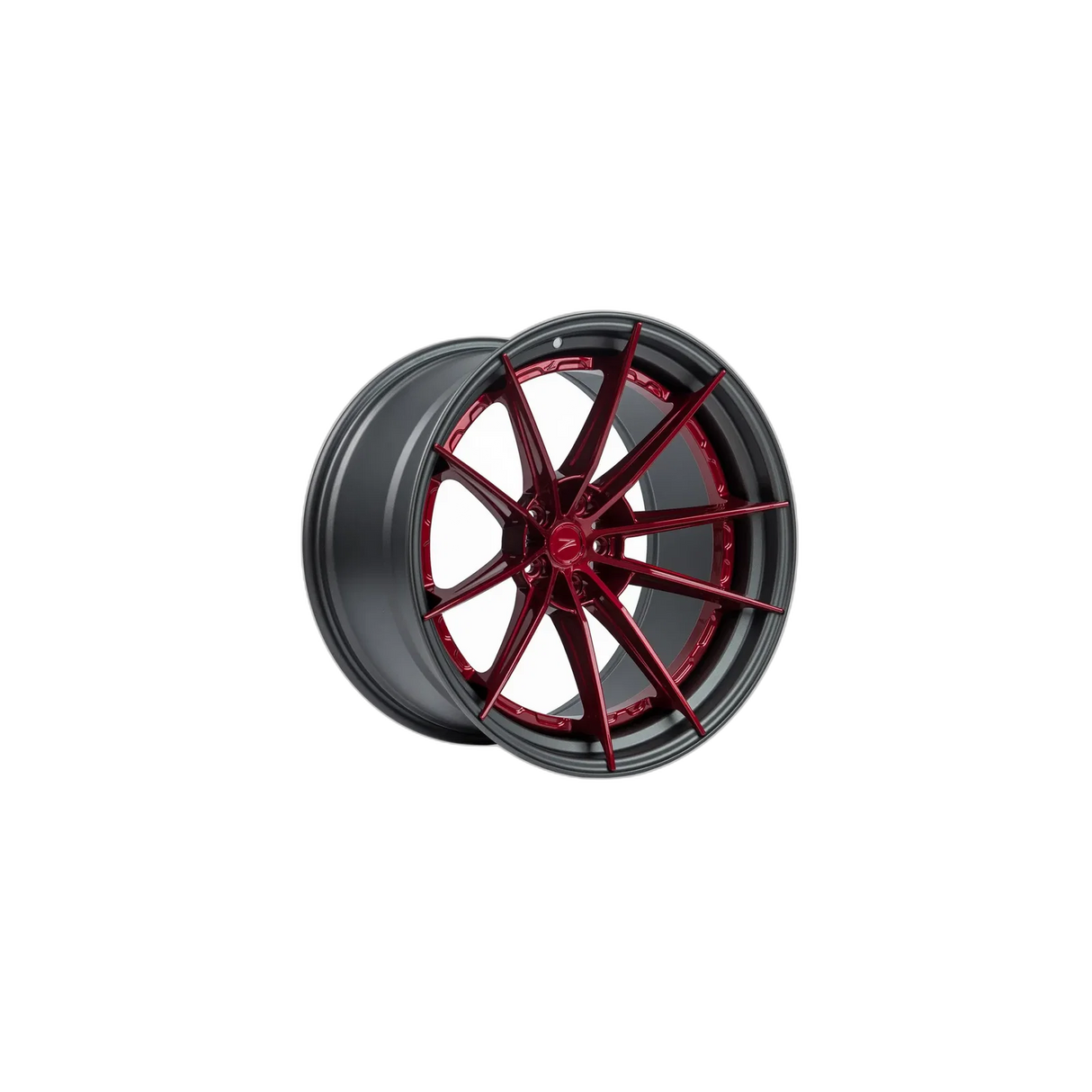 Z-Performance ZP.MODULAR 1 Super Deep Concave Blood Red Center / Matte Gun Lip Alufelge 11,5x21 ET17 5x112/66,6