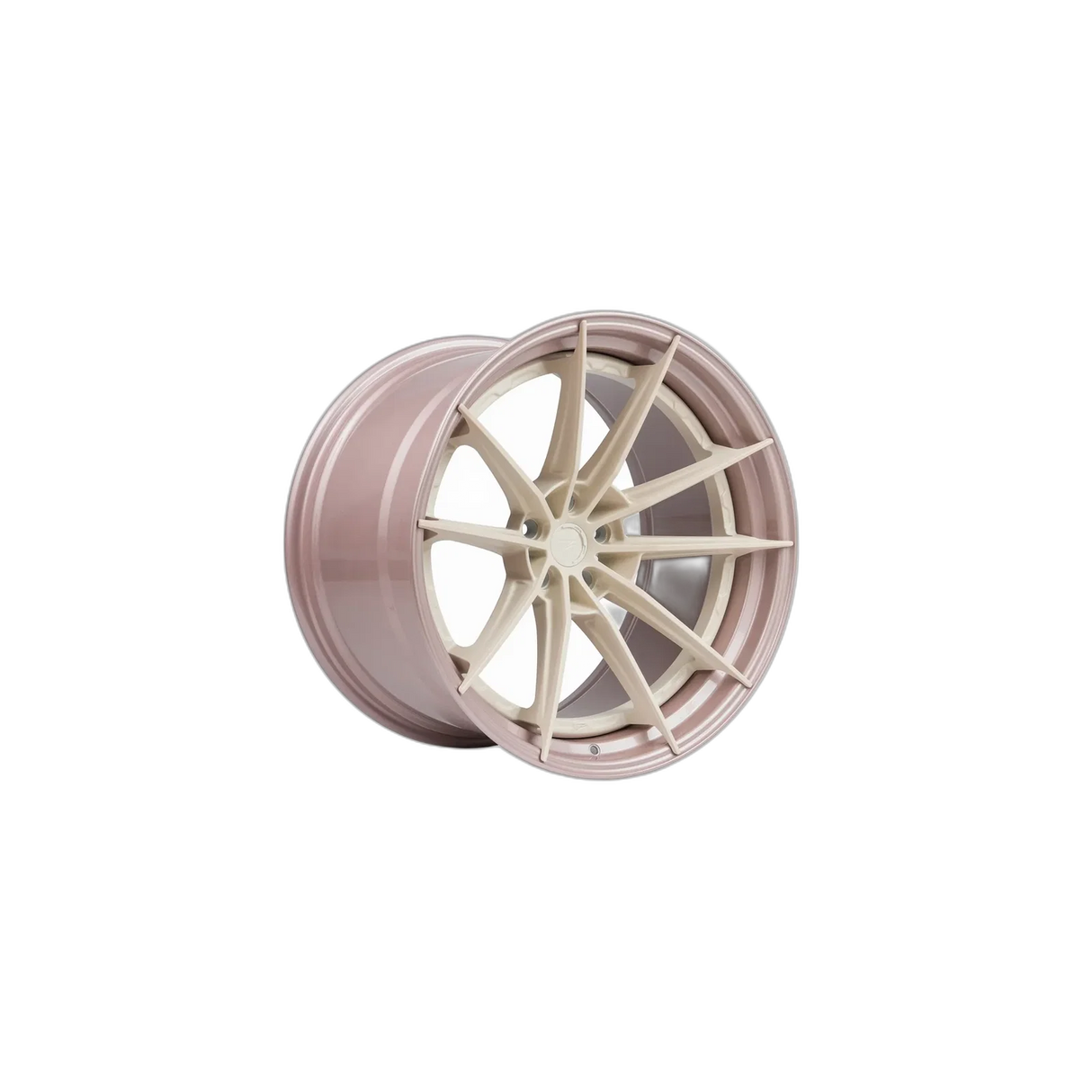 Z-Performance ZP.MODULAR 1 Super Deep Concave Vanilla Ice Center / Champagne Nuggets Lip Alufelge 9,5x20 ET22 5x120/72,6