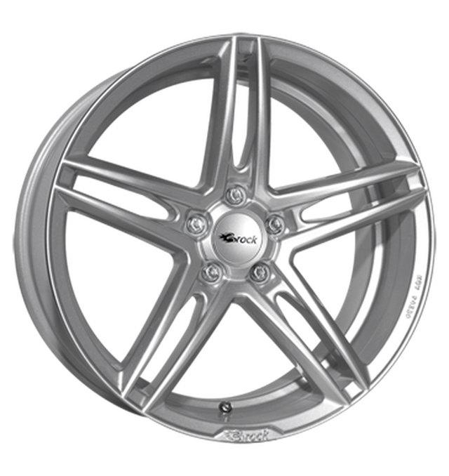 Brock B33 Kristallsilber Alufelge 8.5x18 ET38 5x114.3/72.6