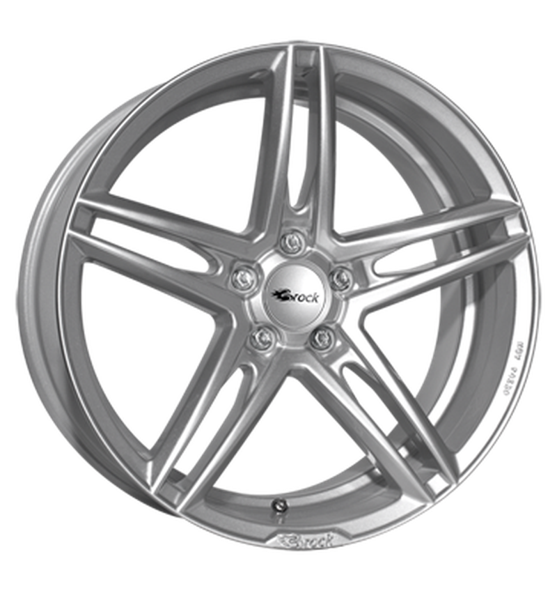 Brock B33 Kristallsilber Alufelge 8x18 ET45 5x112/66.6