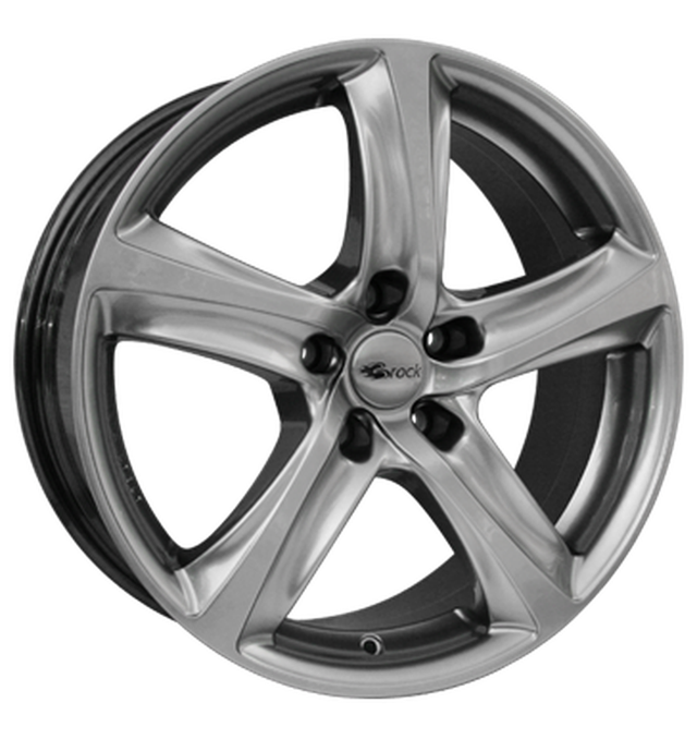 Brock B25 Chromsilber Alufelge 8x18 ET48 5x114.3/72.6