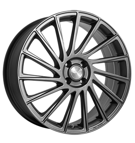 Brock B39 Himalaya Grey Matt Alufelge 7x17 ET44 4x100/63.4