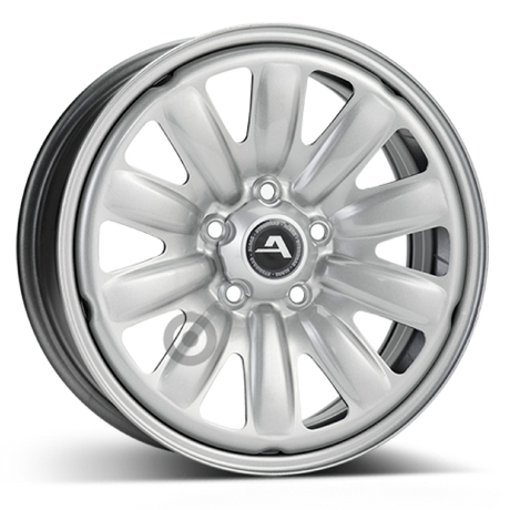 ALCAR HYBRIDRAD 01 silver Stahlfelge 6.5x16 ET50 5x114.3/66