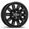 ALCAR HYBRIDRAD 01 black Stahlfelge 6.5x16 ET40 5x114.3/66