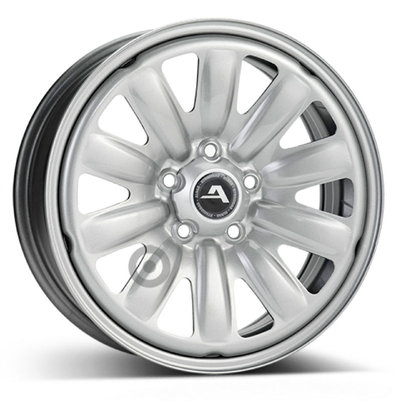 ALCAR HYBRIDRAD 01 silver Stahlfelge 6x15 ET38 5x100/57.1