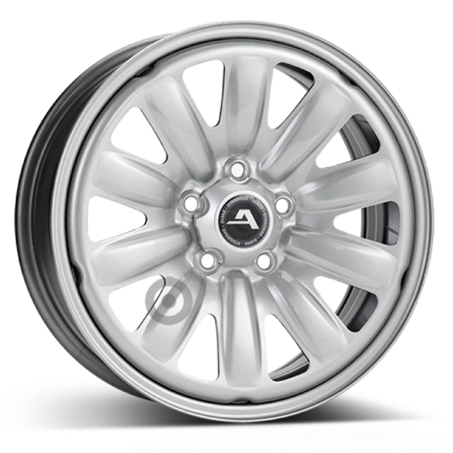 ALCAR HYBRIDRAD 01 silver Stahlfelge 6x15 ET38 5x100/57.1