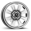 ALCAR HYBRIDRAD 02 silver Stahlfelge 6x15 ET40 4x100/60