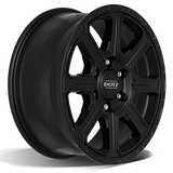4x DOTZ 4x4 Kalahari Black 8x17 in different offsets and hole circles