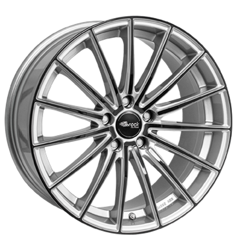 Brock B36 Kristallsilber Black Alufelge 8x18 ET45 5x114.3/72.6