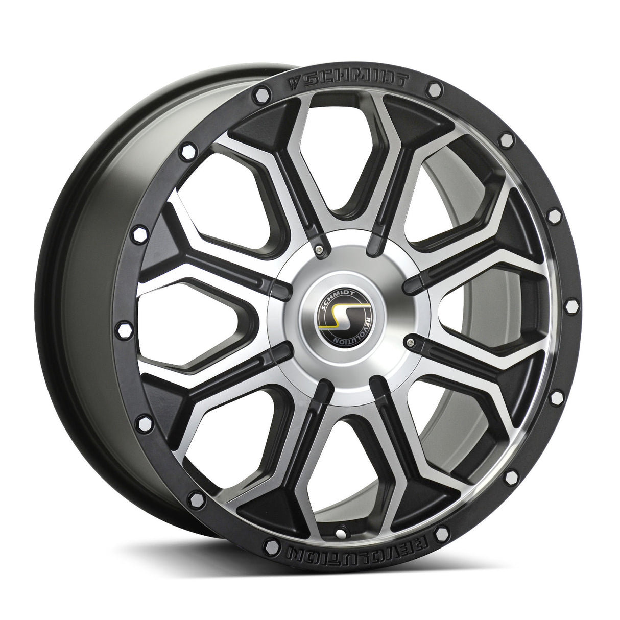 Schmidt Revolution 18HDX Alufelge 8,5x18 ET55 5x118 SatinBlack FrontPol.