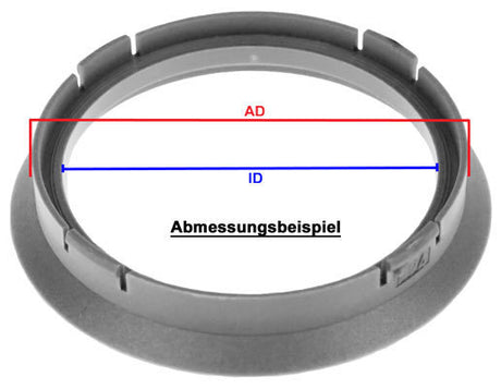 4x centering ring 100.6 - 67.1