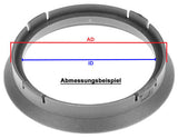 4x Zentrierring 64,0 - 57,1