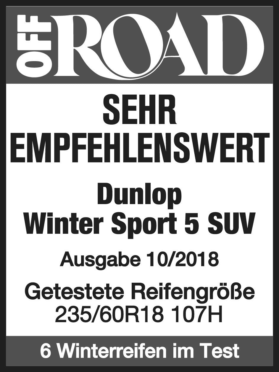 Dunlop Winter Sport 5 SUV 235/60 R18 107V Winterreifen